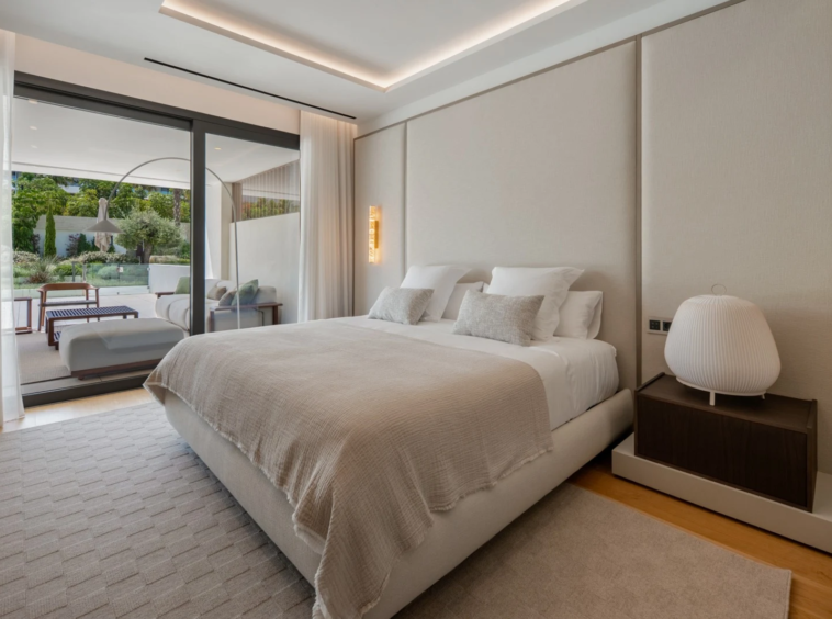 Main bedroom opening directly onto the terrace
