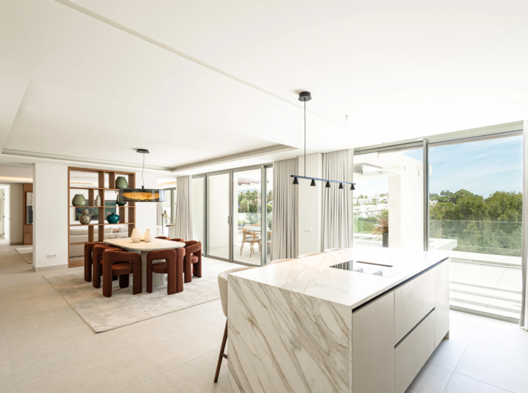 Representative show-home fitted kitchen
