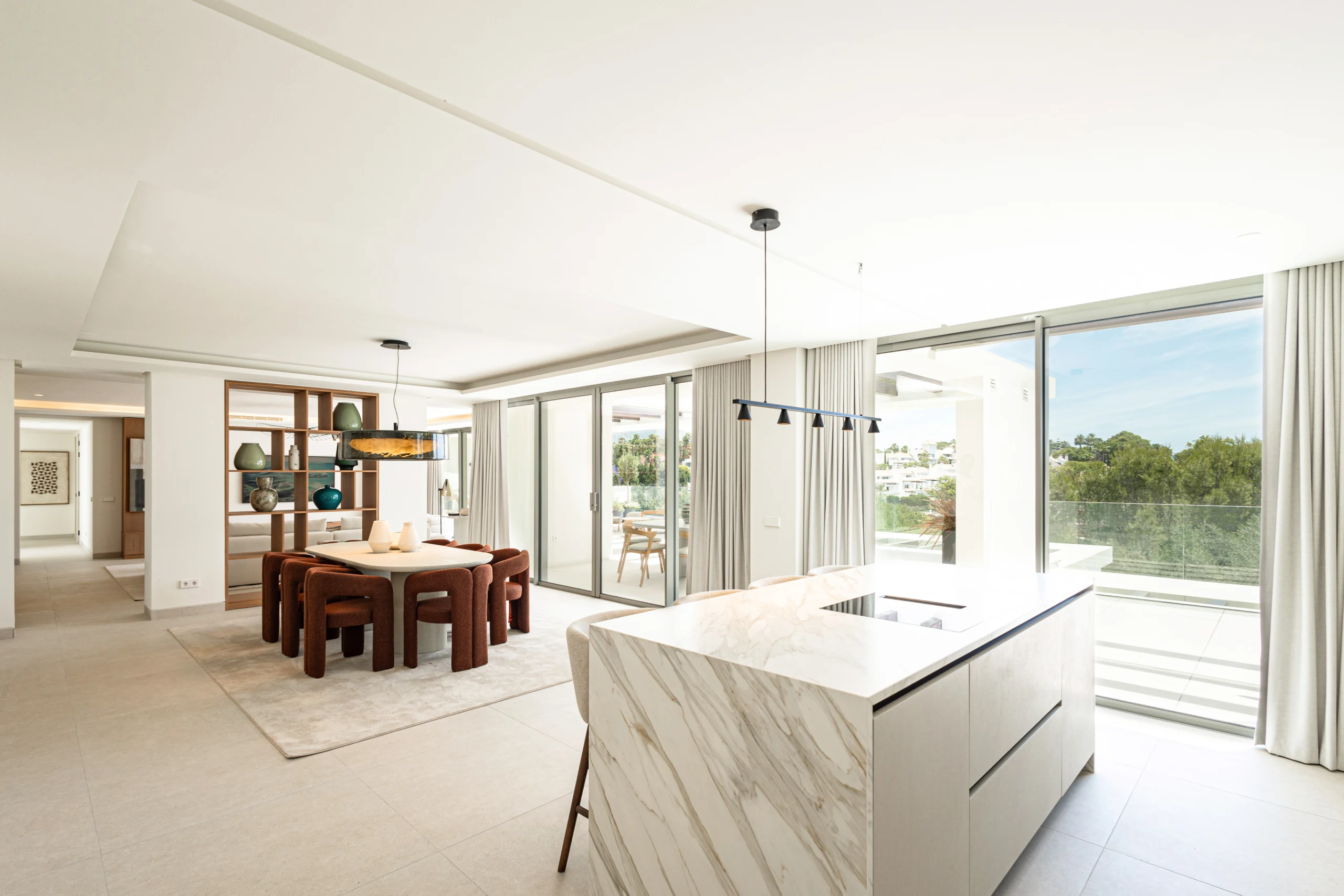 Representative show-home fitted kitchen