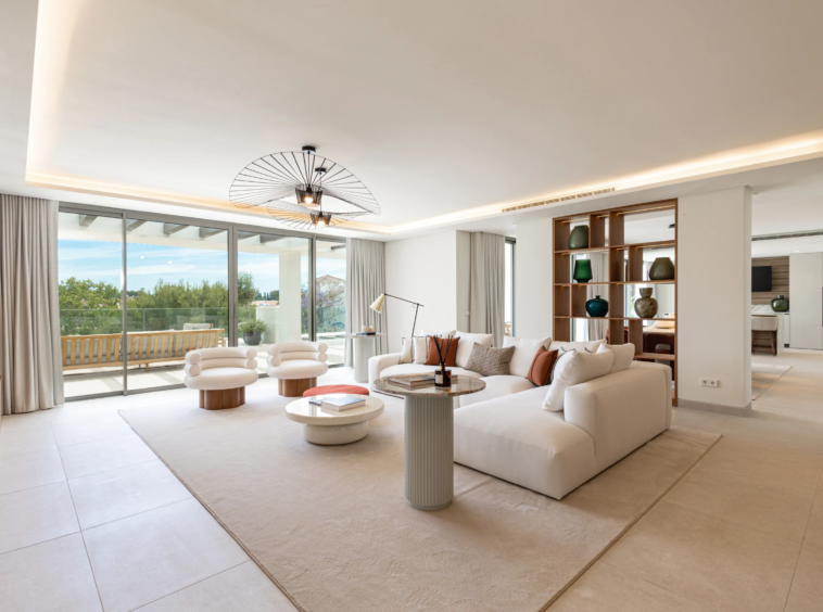 Representative show-home living room