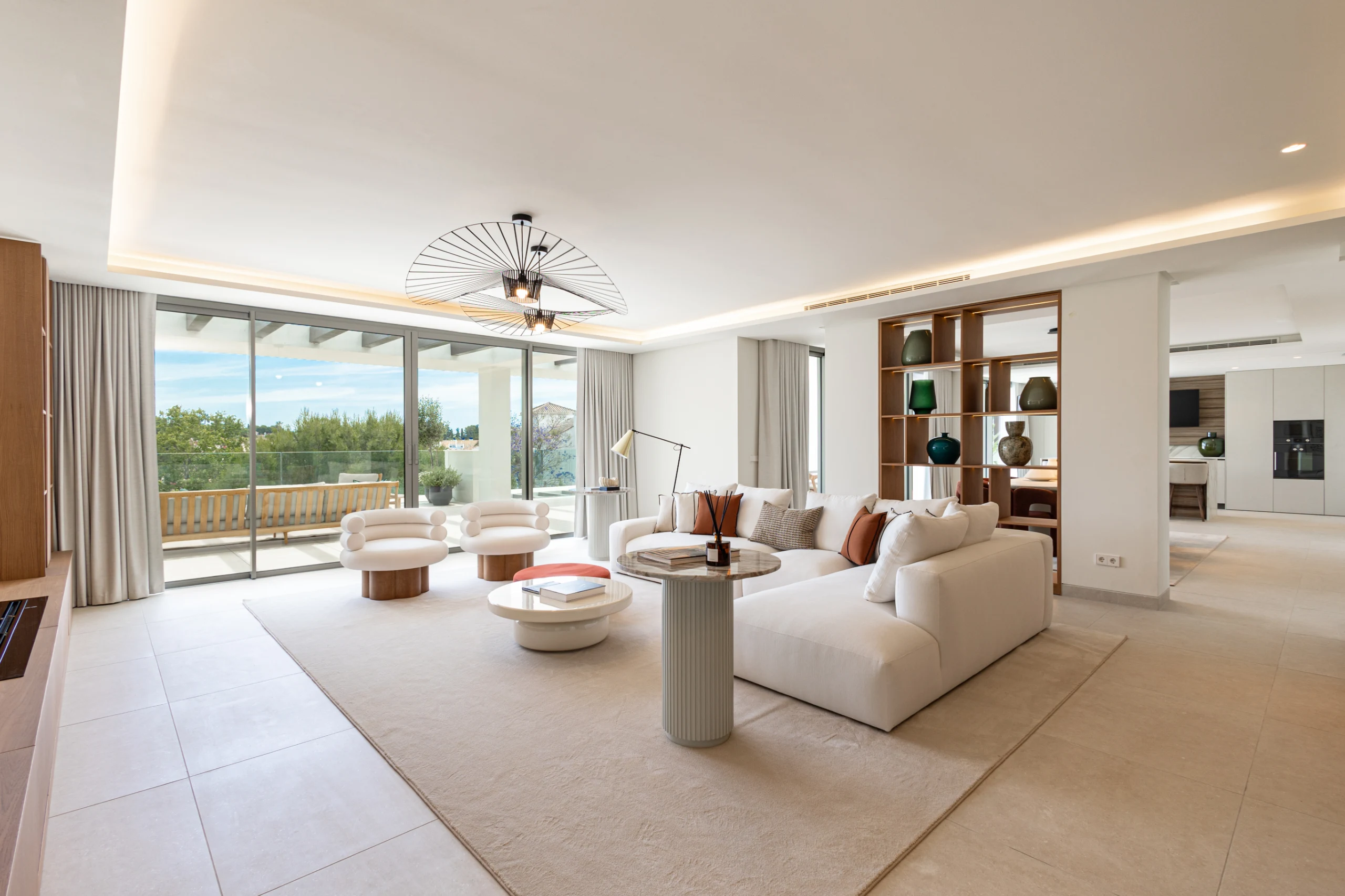 Representative show-home living room