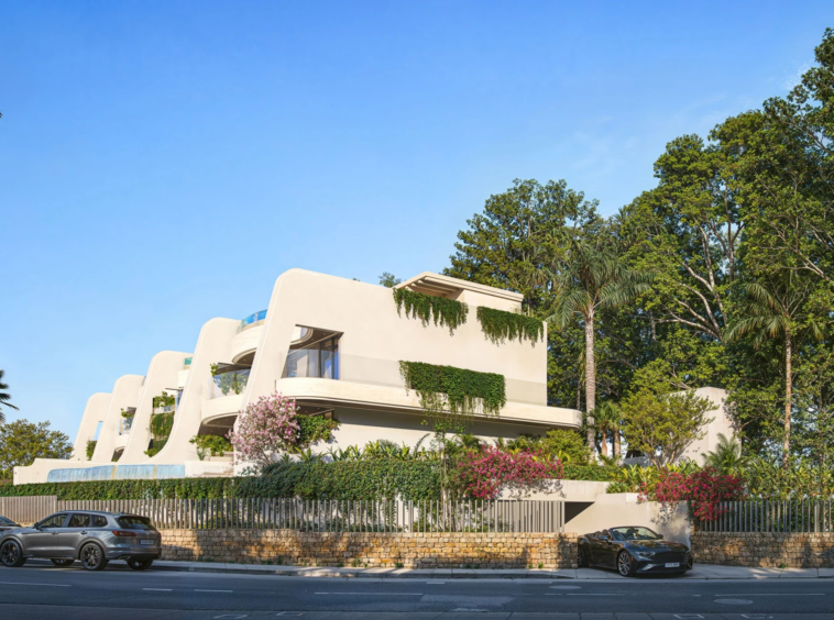 Illustrative entrance to Golden Mile residences