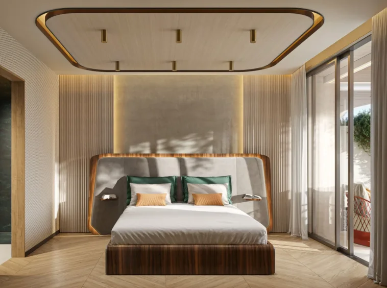 Illustrative bedroom on Marbella Golden Mile