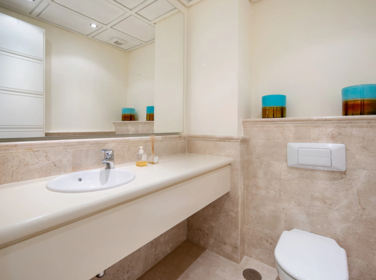 Separate guest toilet