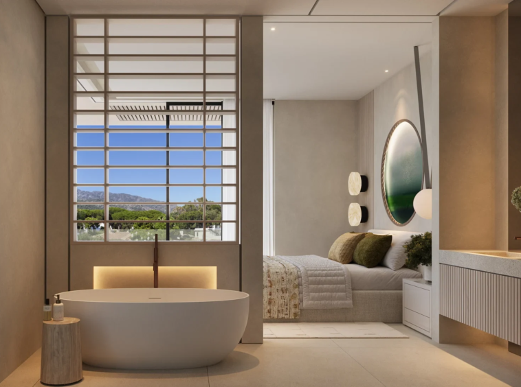 Illustrative bathroom design for the proposed villa