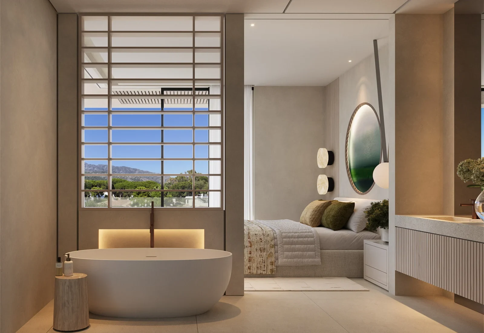 Illustrative bathroom design for the proposed villa