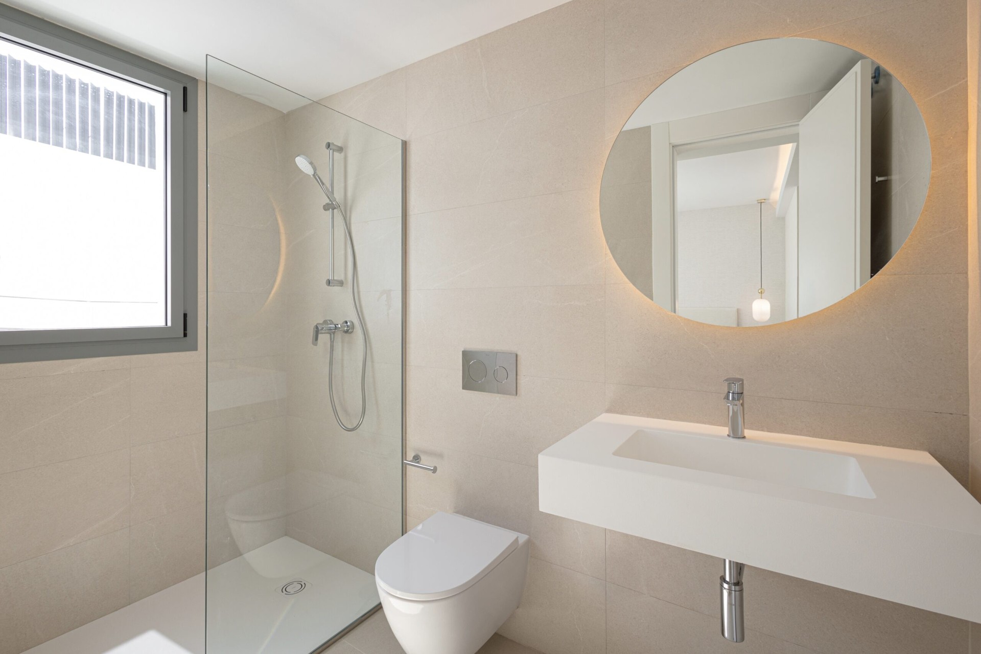 Representative show-home bathroom