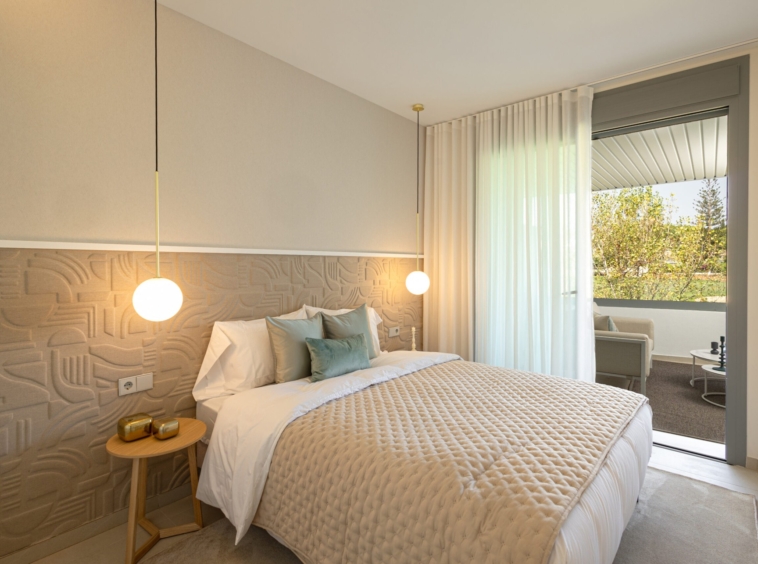 Representative show-home bedroom