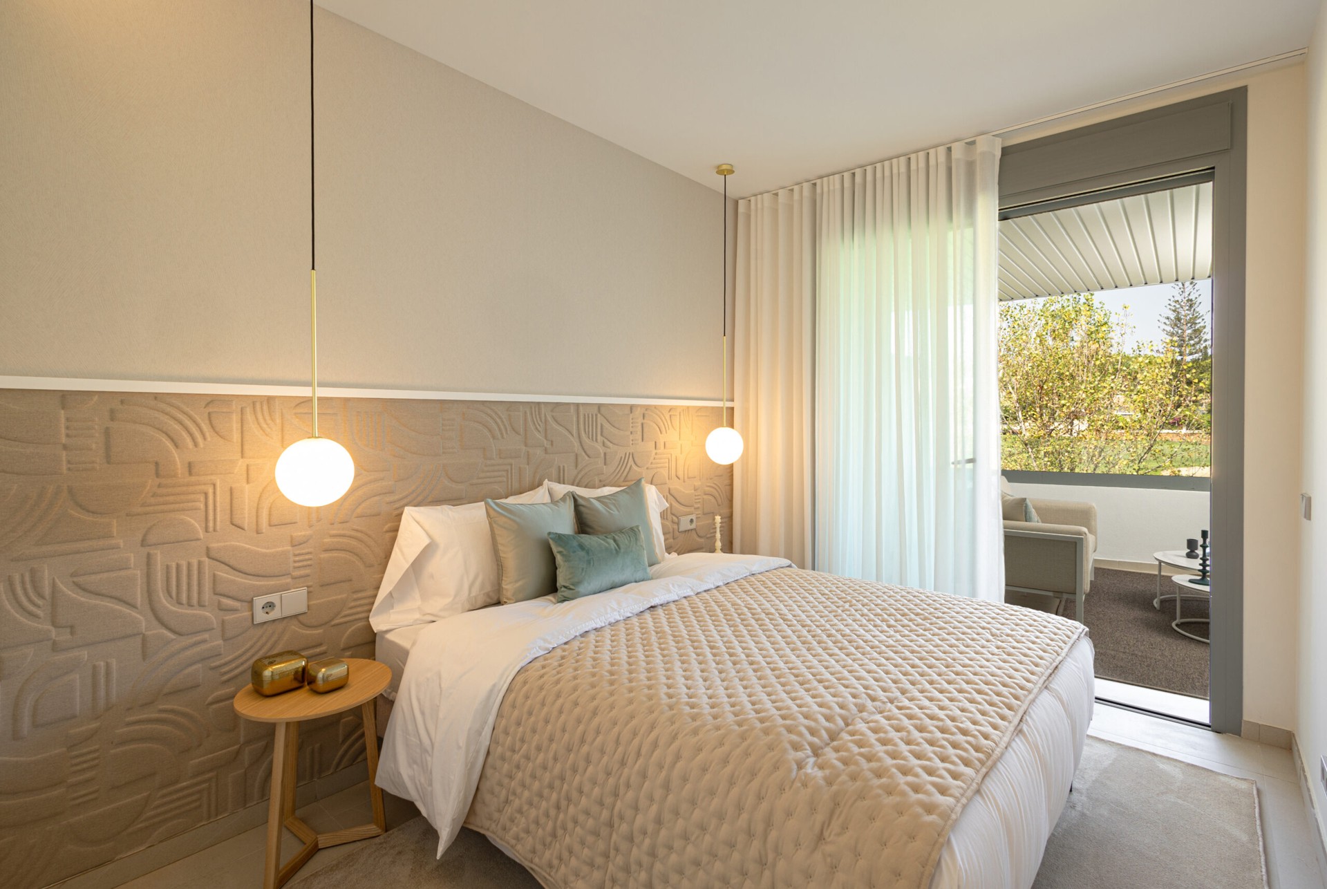 Representative show-home bedroom