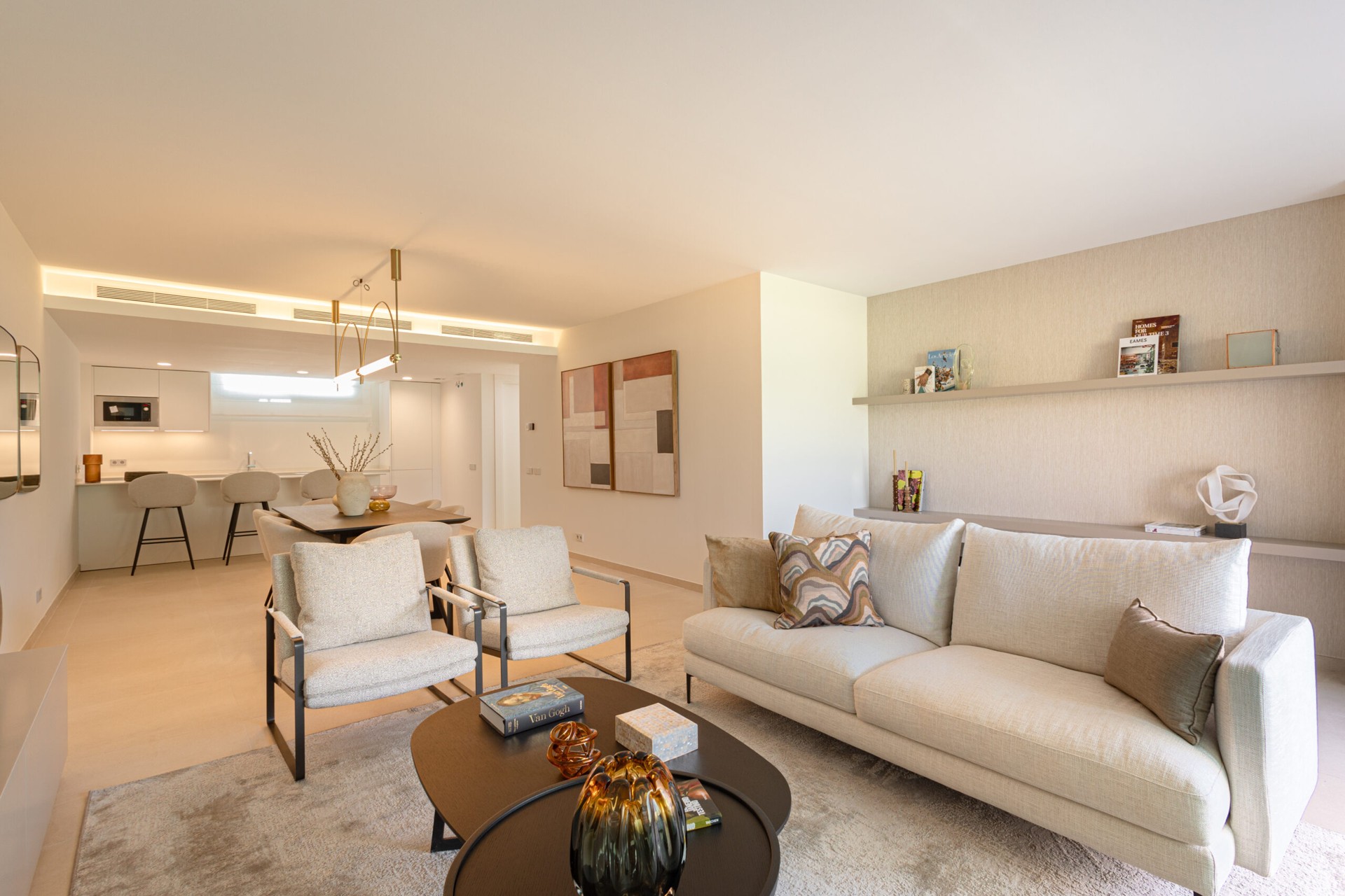 Representative show-home dining room