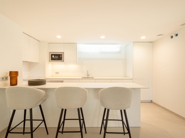 Representative fitted kitchen in the show home