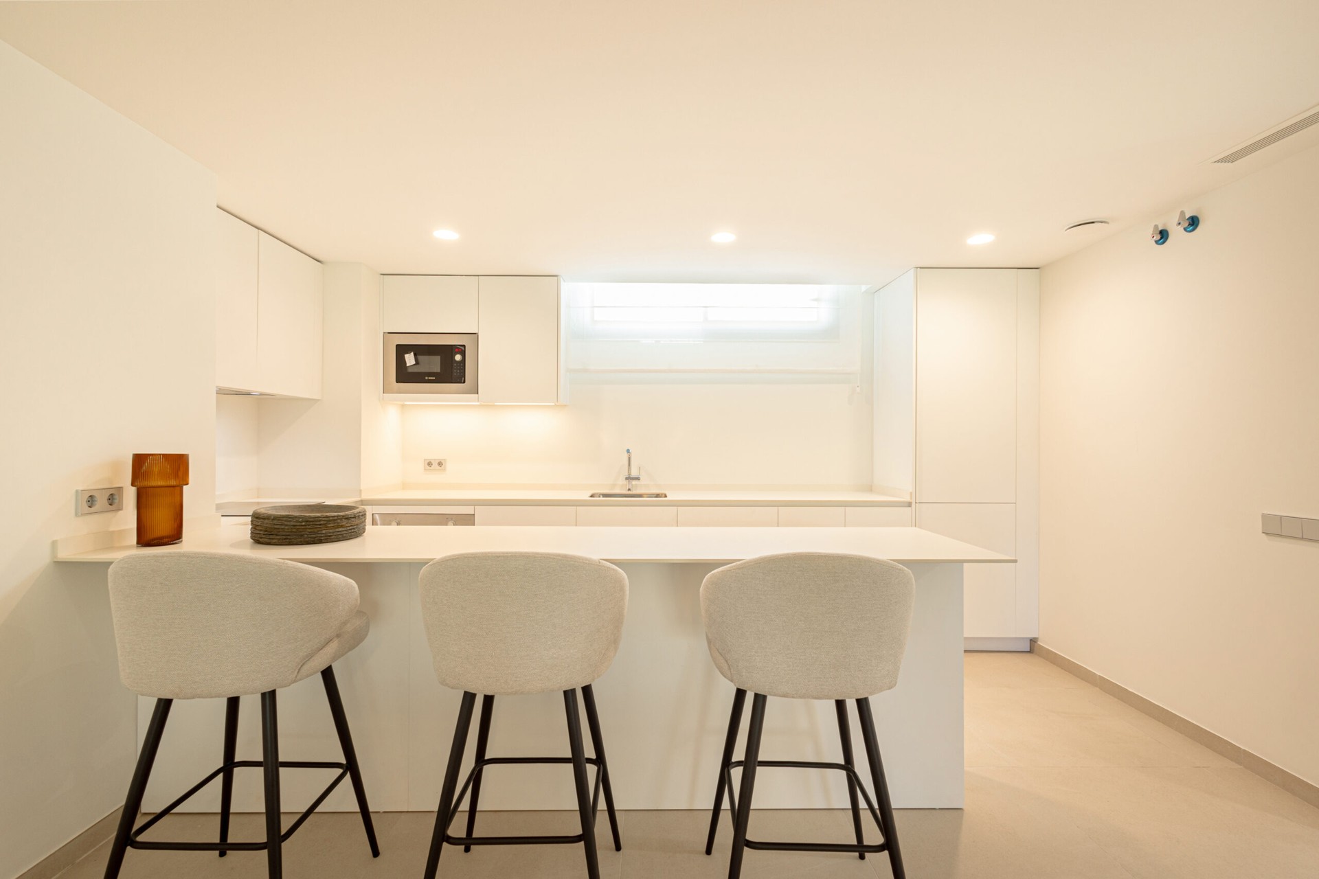Representative fitted kitchen in the show home