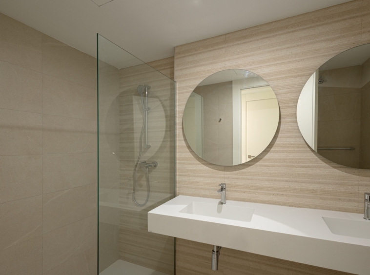 Representative second bathroom in the show home