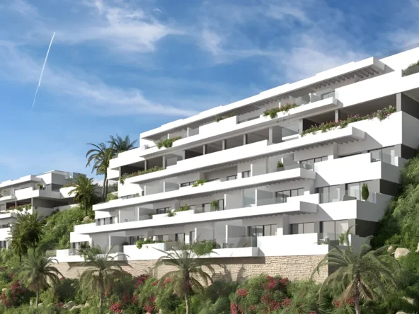 Illustrative contemporary residences overlooking La Cala de Mijas