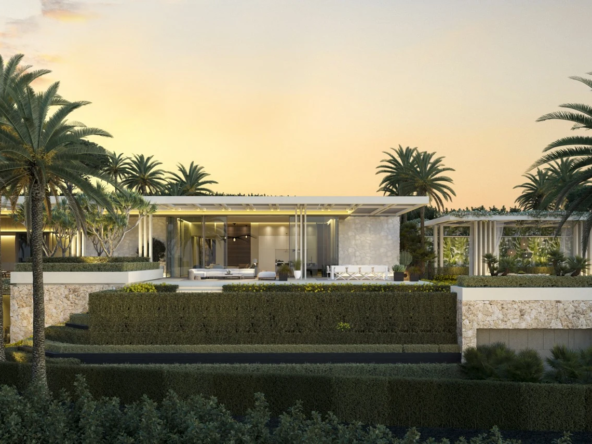 Proposed villa and landscaped plot in La Cerquilla - architectural rendering