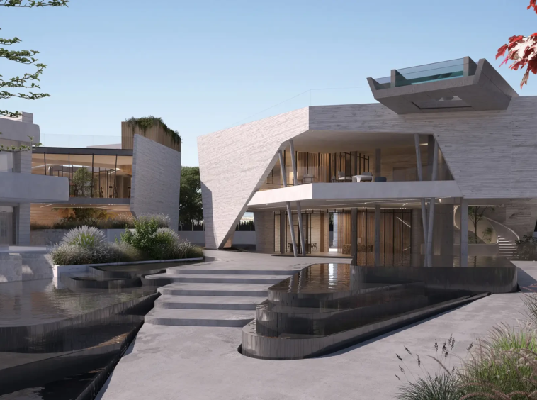 Communal social club architecture in Marbella