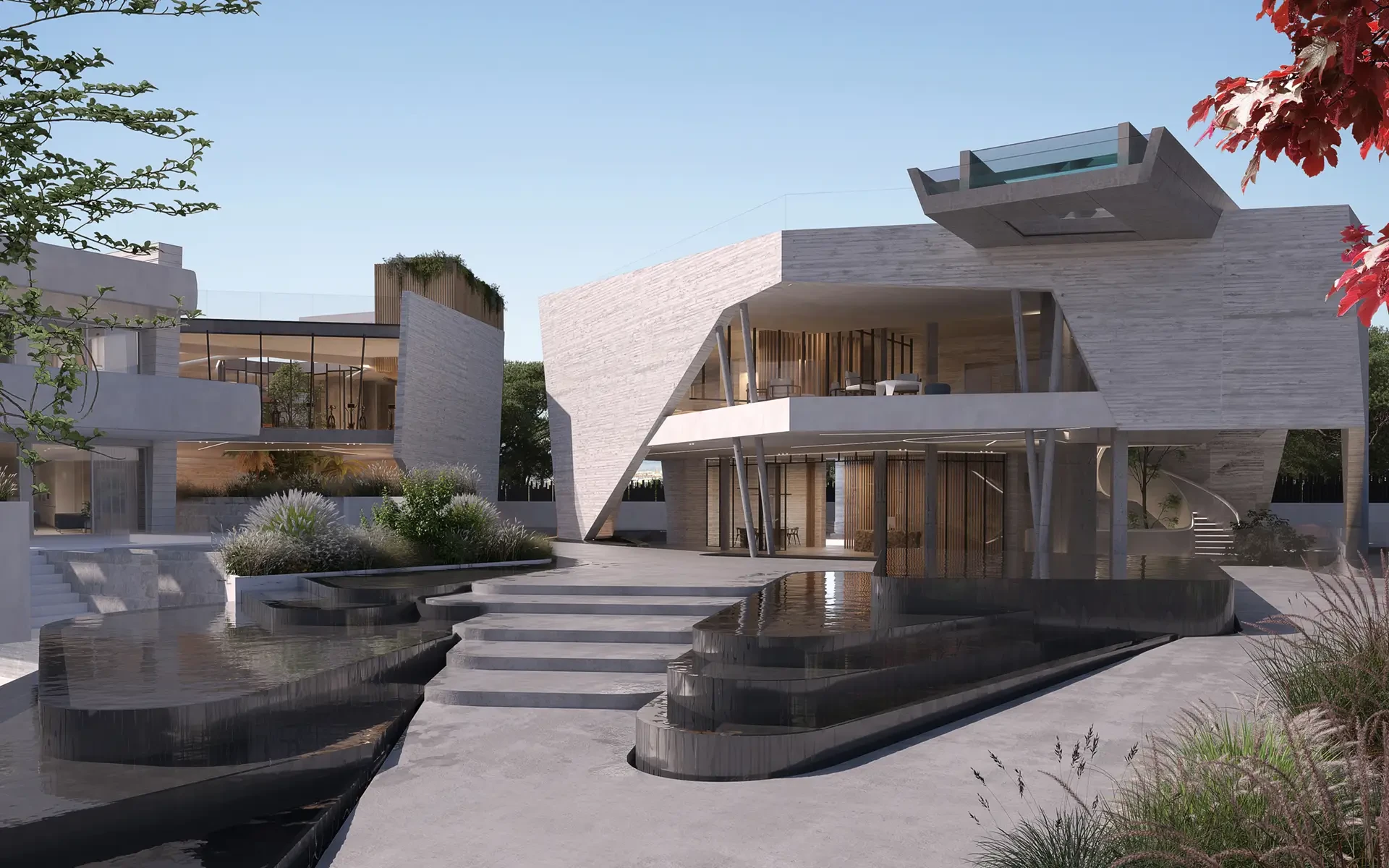 Communal social club architecture in Marbella