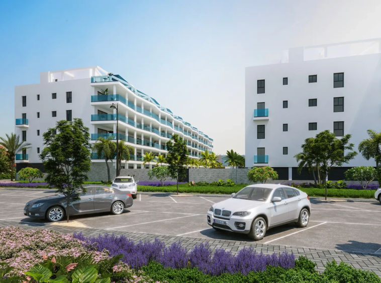 Architectural visualisation of a residential community in Mijas