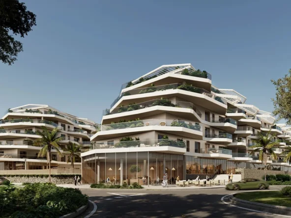 Architectural visualisation of the development in Las Lagunas, Mijas