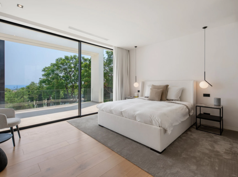 Bedroom suite opening to a private outdoor terrace