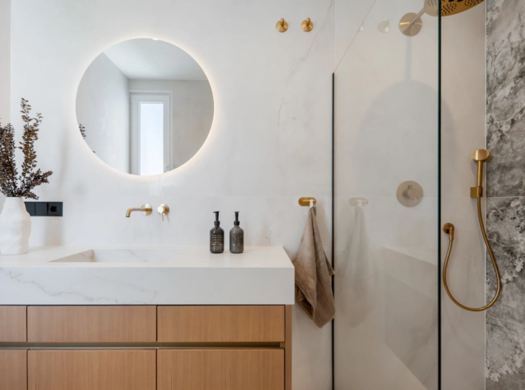 Third bathroom with shower