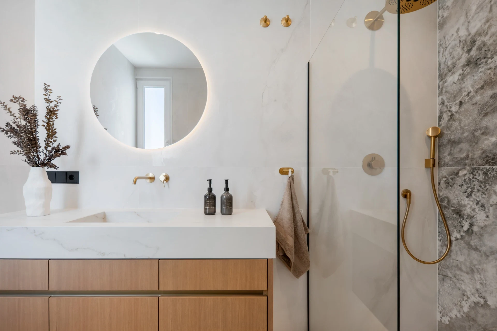 Third bathroom with shower
