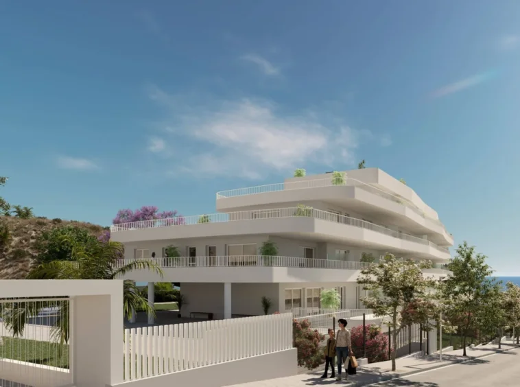 Residential exterior and entrance — architectural illustration