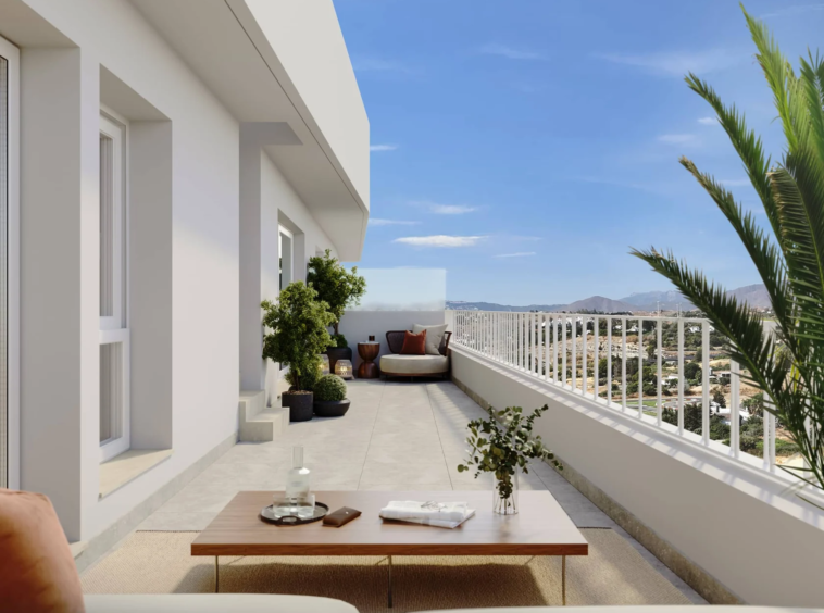Illustrative private terrace