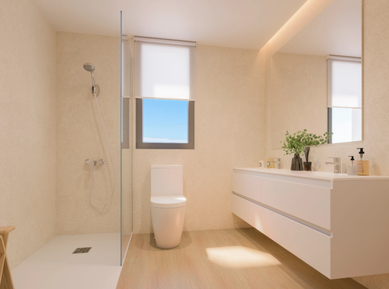 Representative visualisation of a bathroom