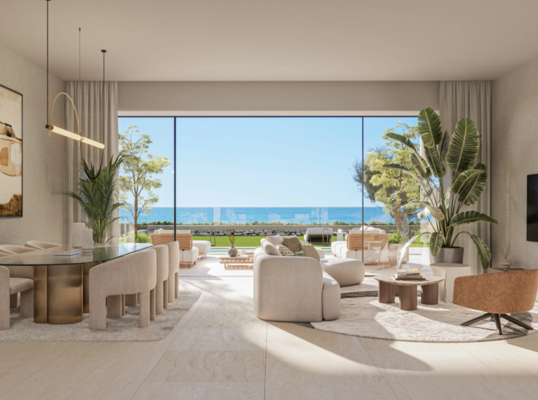 Representative apartment living room