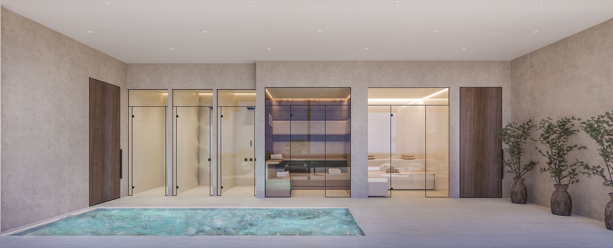 Visualisation of the shared spa