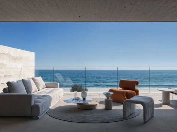 Representative penthouse terrace with sea views in Manilva