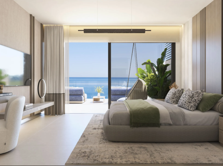 Representative villa bedroom