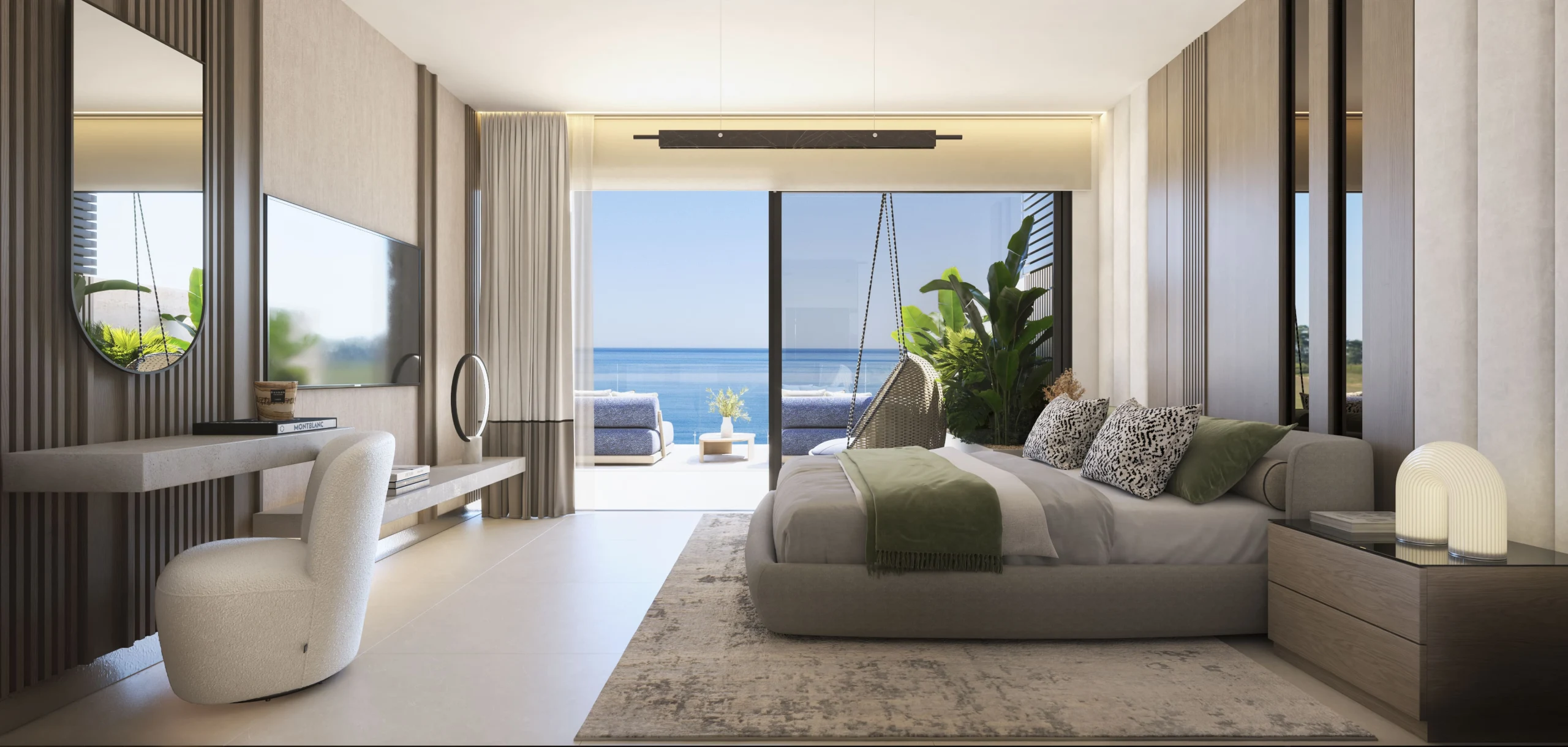 Representative villa bedroom