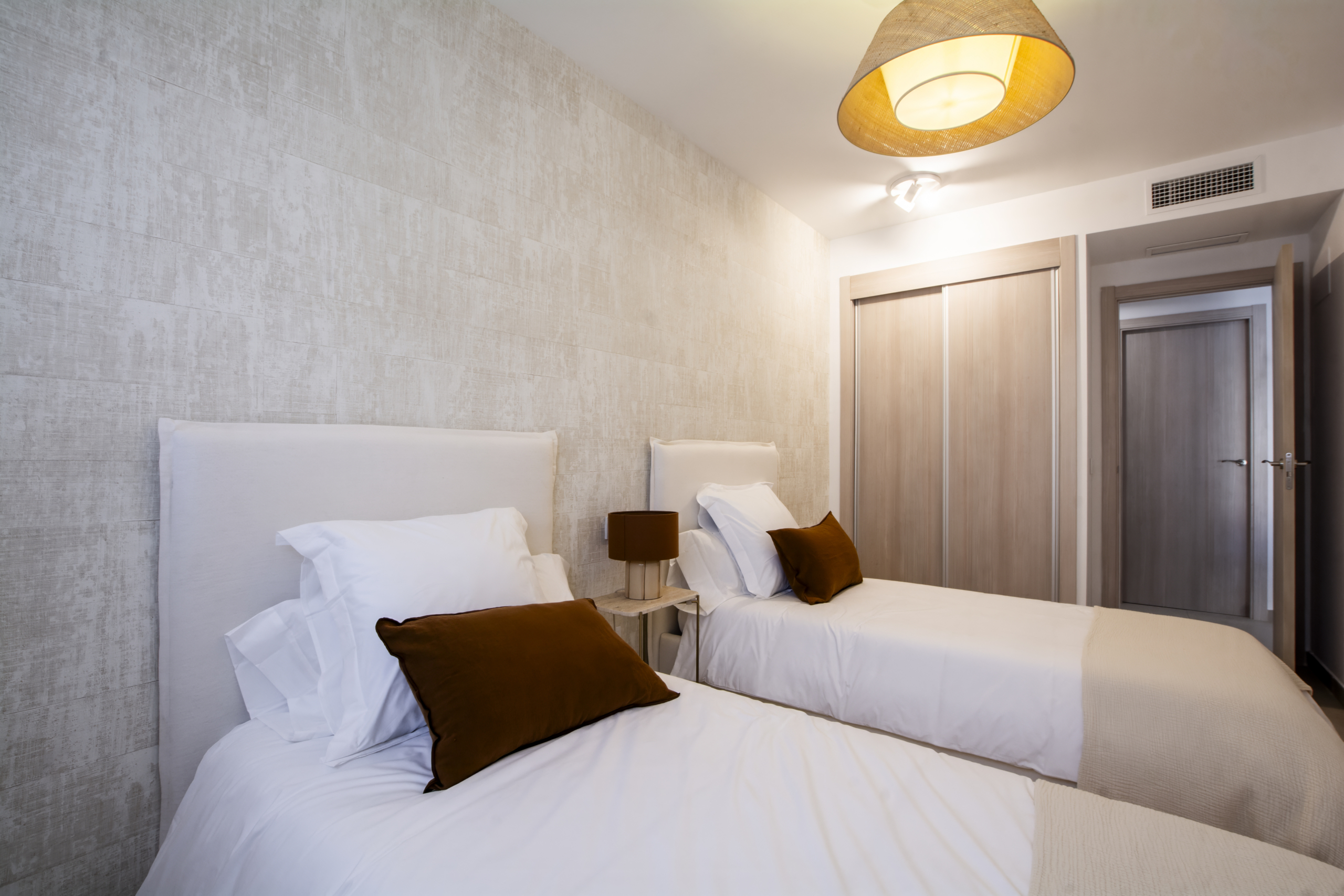 Representative furnished show-home bedroom