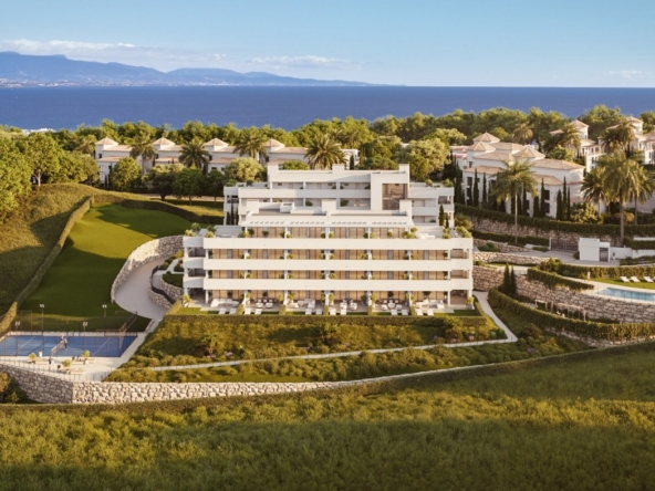 Illustrative aerial view of the residential grounds