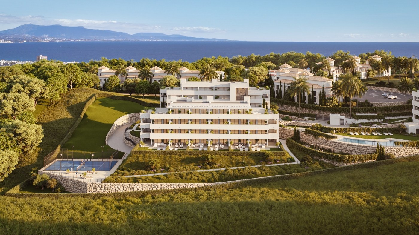 Illustrative aerial view of the residential grounds