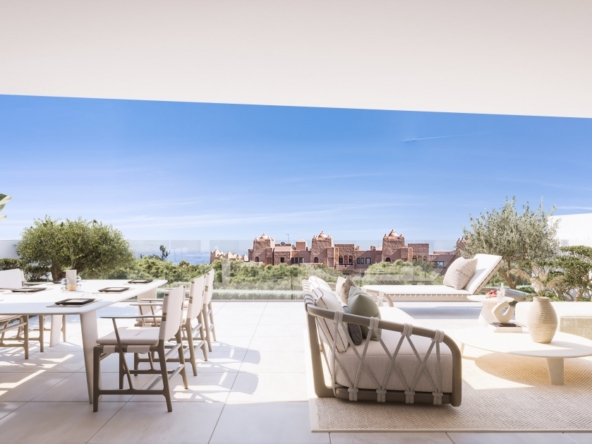 Illustrative rooftop terrace