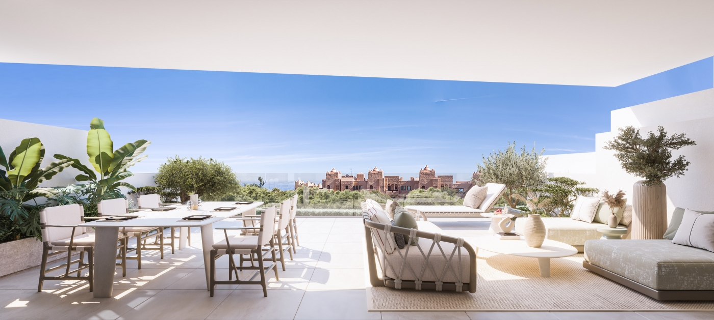 Illustrative rooftop terrace