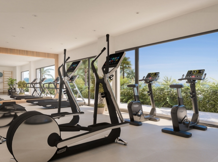 Illustrative communal gym