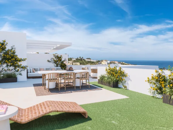 Representative visualisation of a private rooftop solarium