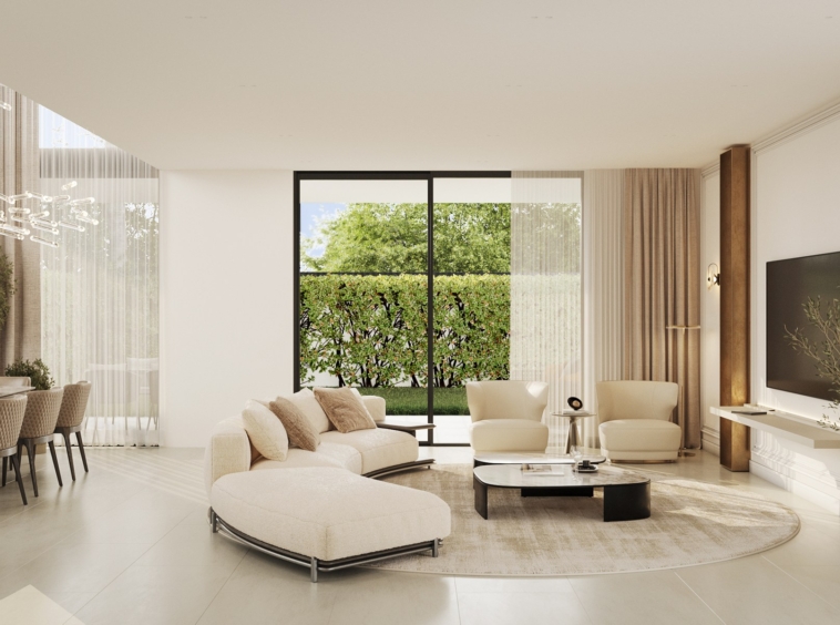 marbella east villa living