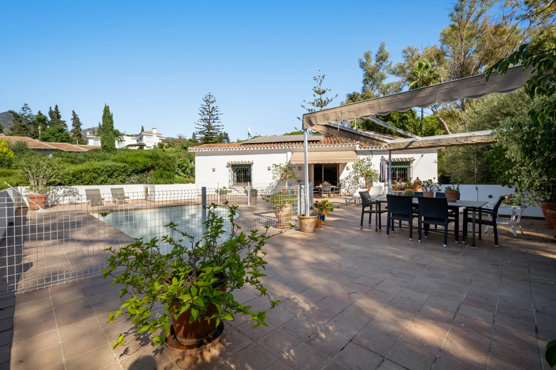 Terrace for outdoor dining