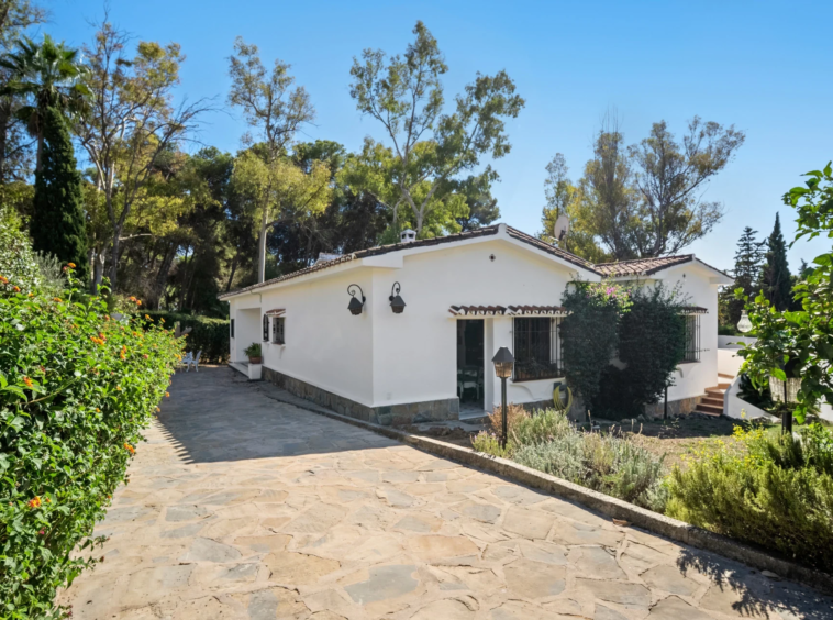 Exterior of a Mediterranean villa
