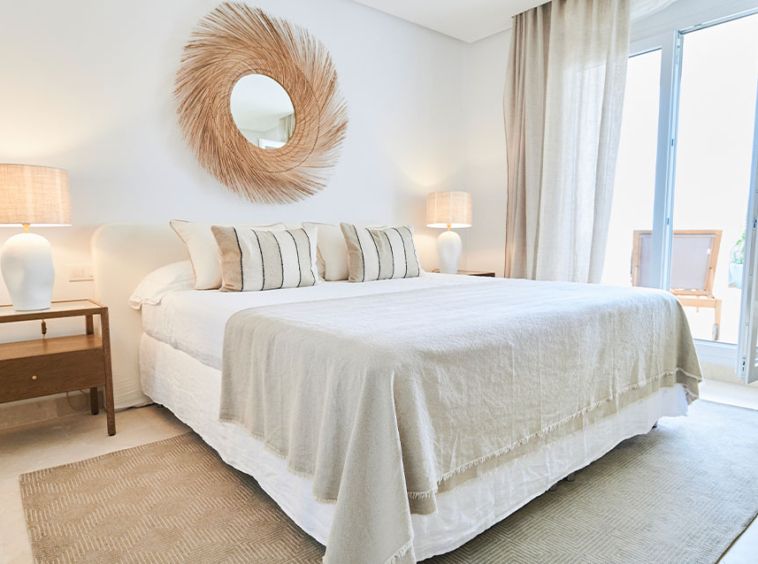Representative furnished bedroom