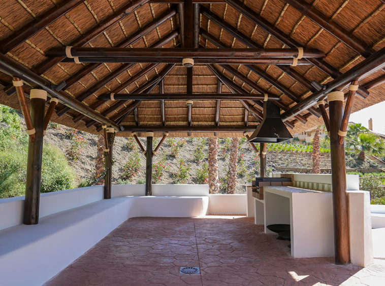 Covered communal outdoor area