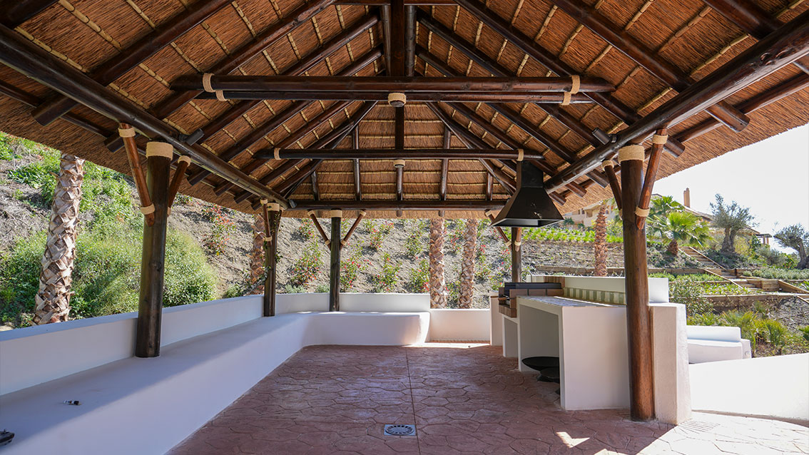 Covered communal outdoor area