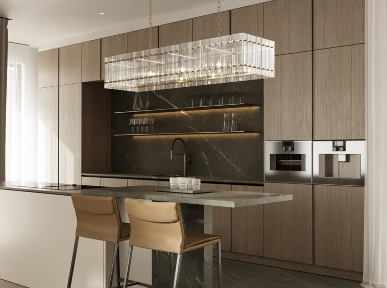 marbella villa open kitchen