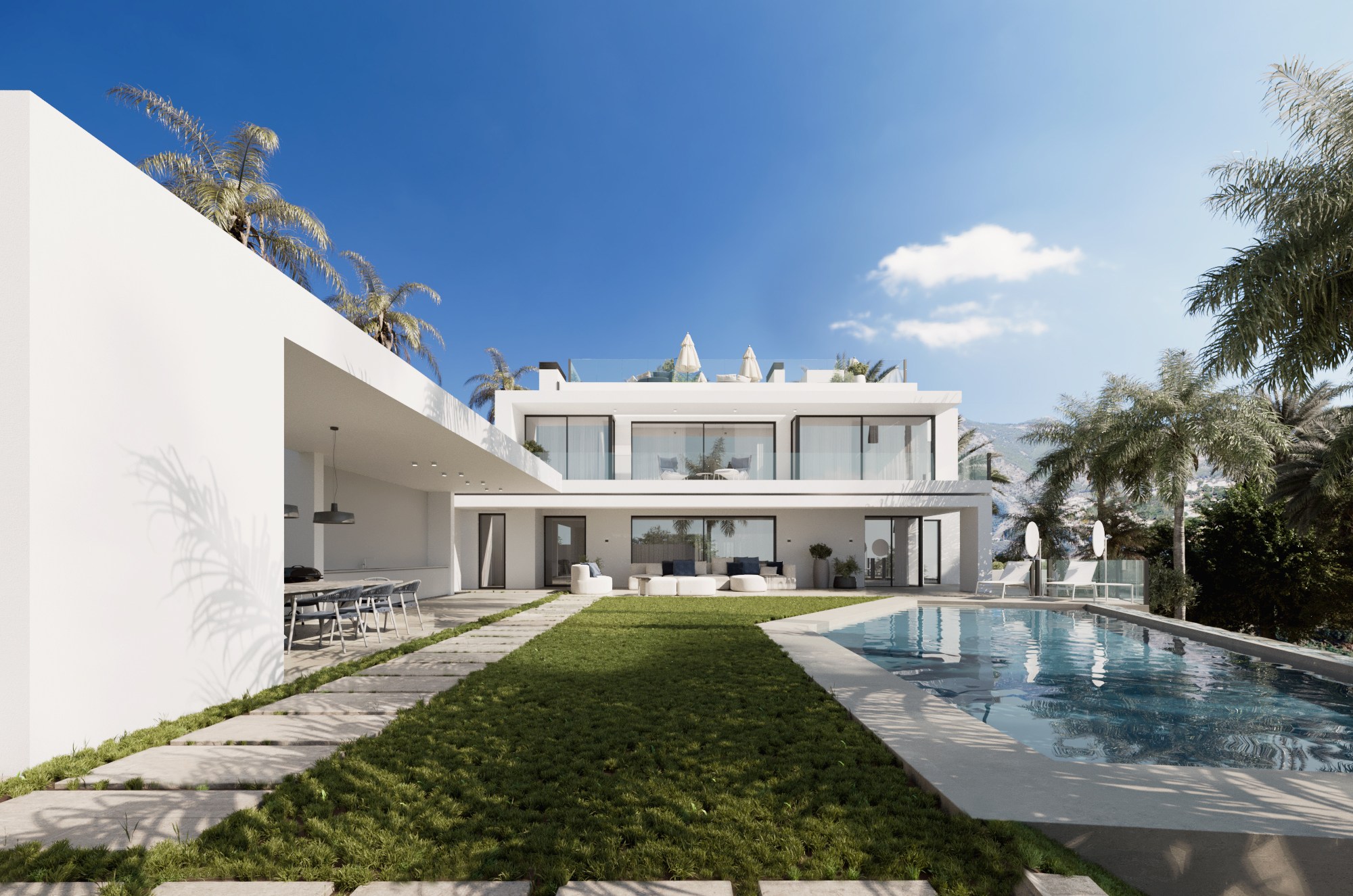 marbella villa private pool