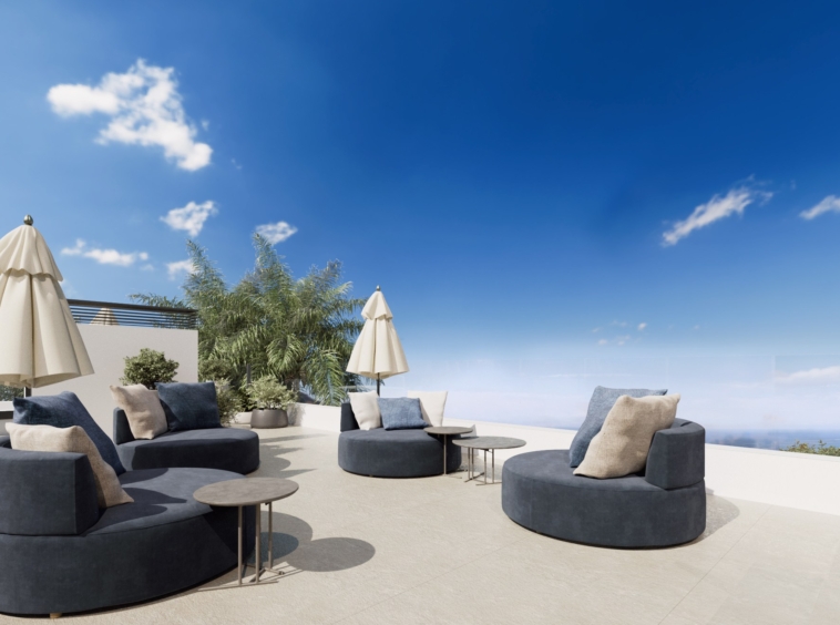 marbella villa rooftop terrace